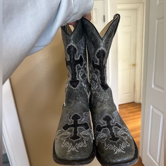 Rocking Leather boots - Picture 3 of 4